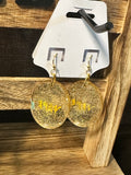 1.5in Yahuah (Paleo Hebrew) Earrings