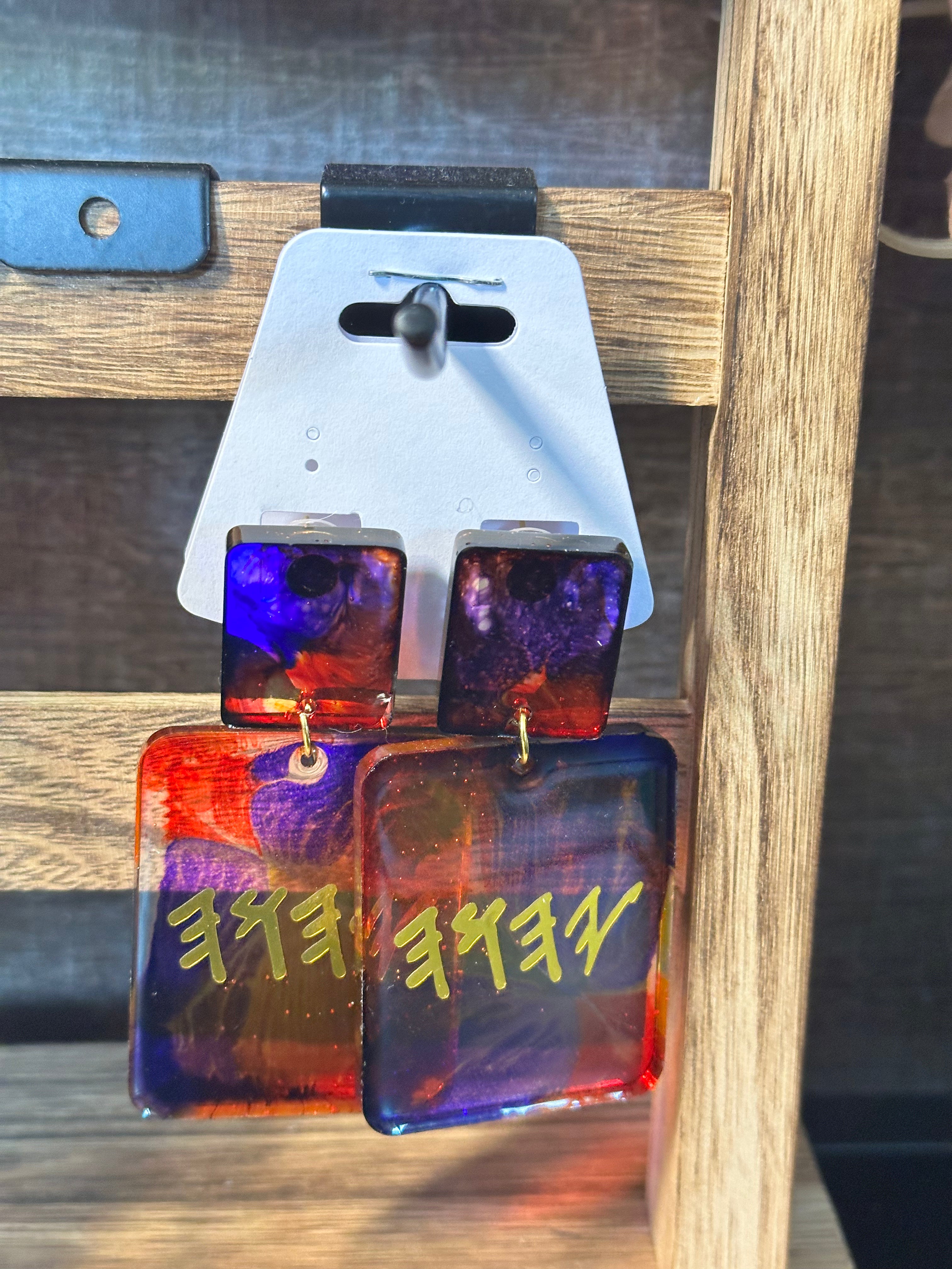 3in Yahuah (Paleo) Earrings